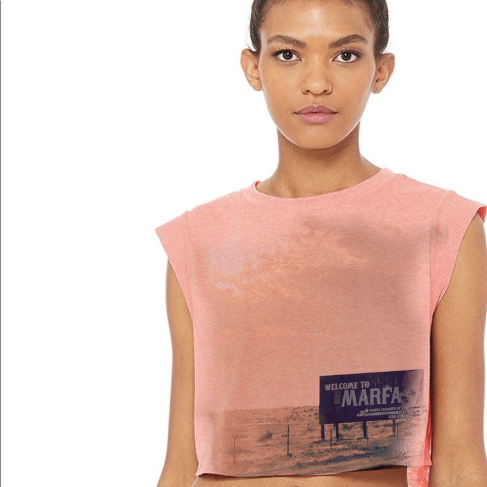 Marfa, TX Vintage crop top